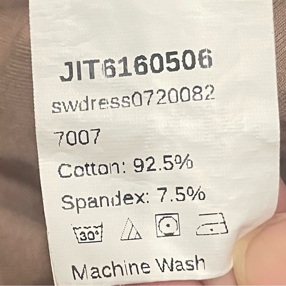 Tan slim fitting spaghetti strap dress / XS / Excellent condition - Picture 10 of 12